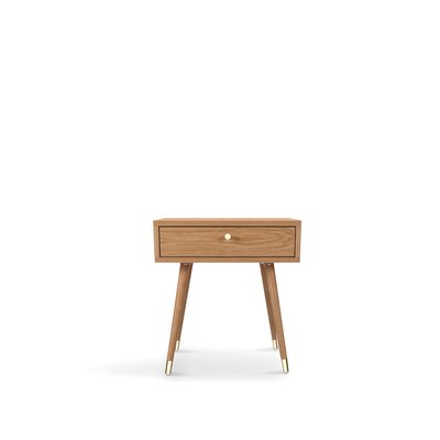 Nattbord 'Prime' - Eik/Messing