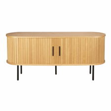 Tv-benk 'Holmvik' - Natur/Svart