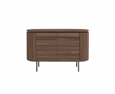 Sideboard 'Kärra' - Valnøtt/Sort