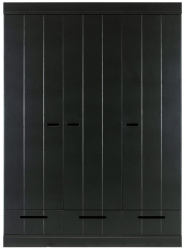 Garderobe 'Connect' - Svart