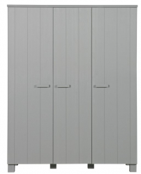 Garderobe 'Dennis' 3 dörer - Betonggrå
