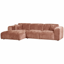 Sofa 'Cloud' 3-seters sjeselong venstre - Rose brun