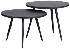 Sidebord 'Suze' 2 stk - Svart