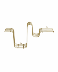 Hylle 'Brava' - Messing