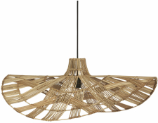 Taklampe 'Wella' 81cm - Naturlig