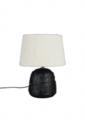 Bordlampe 'Renzo' 31x31 - Sort