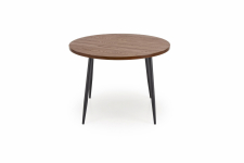 Spisebord 'Barry' Rundt 105cm - Natur/svart