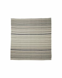 Sengeteppe 'Vesper' 270x270cm - Hvit/Stripet