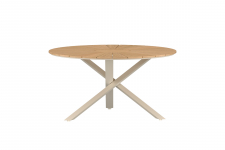 Spisebord 'Mexico' rundt 140cm - Natur