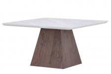 Sofabord 'Ljusnäs' 80x80cm - Lys grå