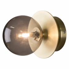 Vegglampe 'Art Deco' - Röykfarget