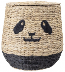 Kurv 'Panda' - Naturlig/Svart
