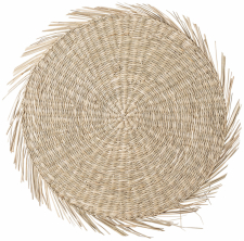 Tablett 'Seagrass' - Naturlig