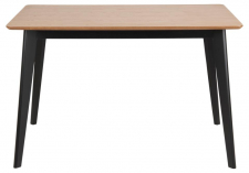 Spisebord 'Varberg' - Svart/Naturlig