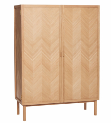 Garderobe 'Herringbone' - Naturlig
