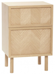 Sidebord 'Herringbone' - Naturlig