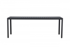Spisebord 'Gardens' 200x72cm - Sort