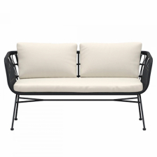 Sofa 'Isola' - Svart/beige