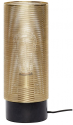 Bordlampe 'Edge'  - Svart/Messing