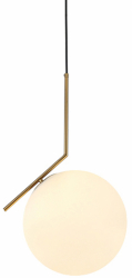 Taklampe 'Bellini' L - Messing