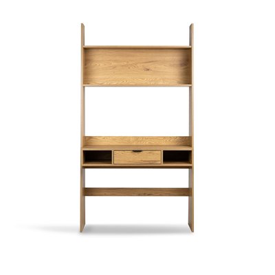 Skrivebord 'Berkley'- Eik/Svart