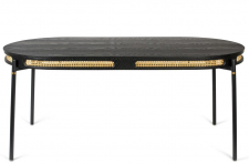 Spisebord 'Don't Stop the Webbing' 180x90cm - Svart