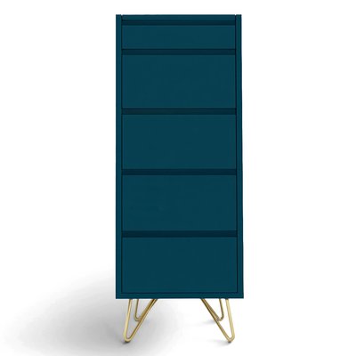 Kommode 'Elle' 45x110 - Grønn/Messing