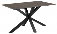 Spisebord 'Heaven' 135x80cm - Sort