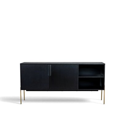 Sideboard 'Frölunda' - Svart/Gull