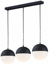 Taklampe 'Glob' X3 - Svart