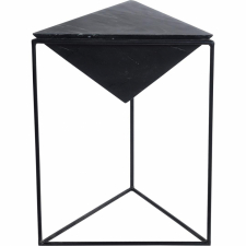 Pyramideformet sidebord 'Giza' - Svart