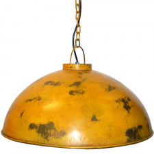 Industriell lampe 'Thormann' - Gul/Patina