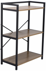 Hylle 'Tre' - Svart/Tre