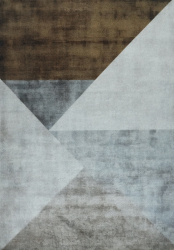 Teppe 'Evanille' - Grå/Brun