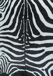 Teppe 'Marovi' - Svart/Hvit