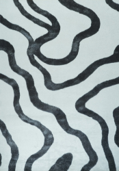 Teppe 'Heloria' - Svart/Hvitt