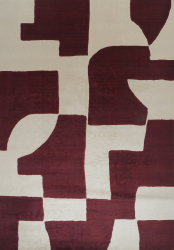 Teppe 'Velenna' - Rød/Beige