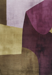 Teppe 'Ventaro' - Rosa/Brun