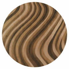Teppe 'Orlisse' Rund 200cm - Brun
