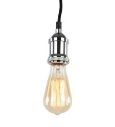 Taklampe 'Chrome' - Glass/Metall