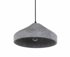 Taklampe 'Grafite Circle' - Sement