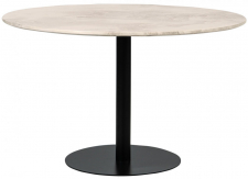 Spisebord 'Marbleous' Rundt 120cm - Hvit