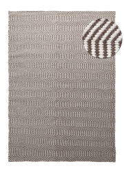 Ullteppe 'Larkana' - Brun/hvit