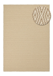 Ullteppe 'Monastir' - Beige/hvit