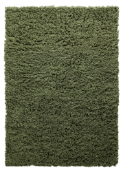 Rya Teppe 'Fassale Handwoven Wool' - Grønn