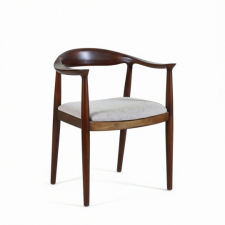 Stol 'Ask' - Valnött/Grå