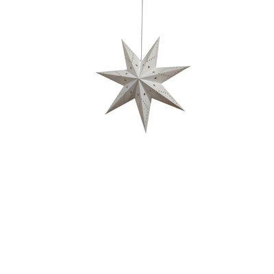 Adventsstjerne 'Skimra' 45cm - Hvit