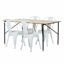 Spisegruppe 'Hornstull Montmartre' - 1 Bord & 4 Stoler