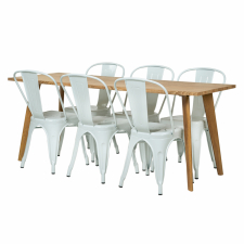 Spisegruppe 'Nordic Montmartre' 1 Bord & 6 Stoler