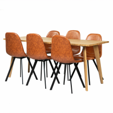 Spisegruppe 'Nordic Carrie' - 1 Bord &6 Stoler